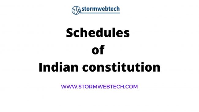 important-list-of-12-schedules-of-indian-constitution-upsc