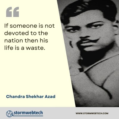 8 Most Famous Chandra Shekhar Azad Quotes In English