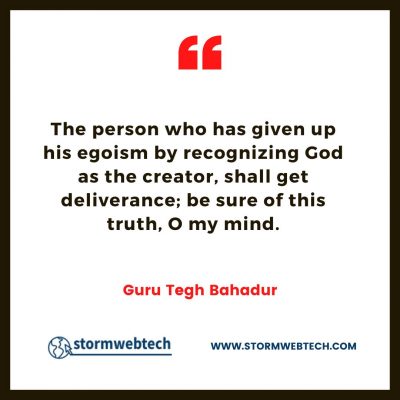 guru tegh bahadur quotes, quotes of guru tegh bahadur, quotes by guru tegh bahadur, guru tegh bahadur thoughts