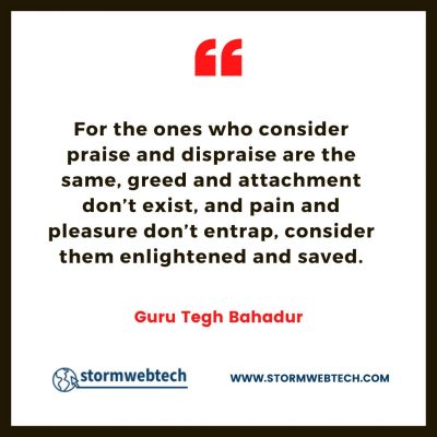 guru tegh bahadur quotes, quotes of guru tegh bahadur, quotes by guru tegh bahadur, guru tegh bahadur thoughts