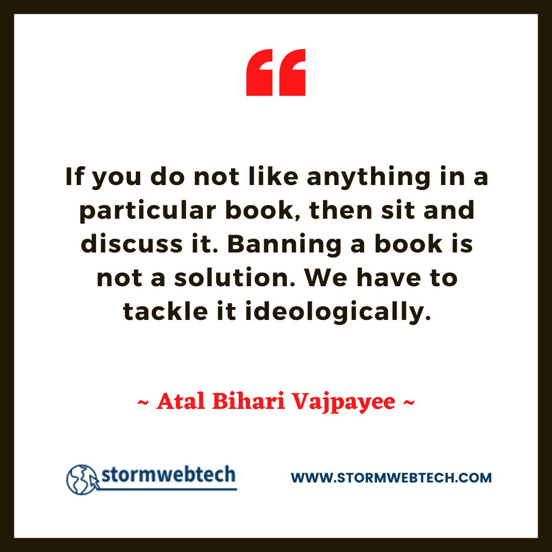 Atal Bihari Vajpayee Quotes In English, Atal Bihari Vajpayee Thoughts In English, Famous Quotes Of Atal Bihari Vajpayee In English