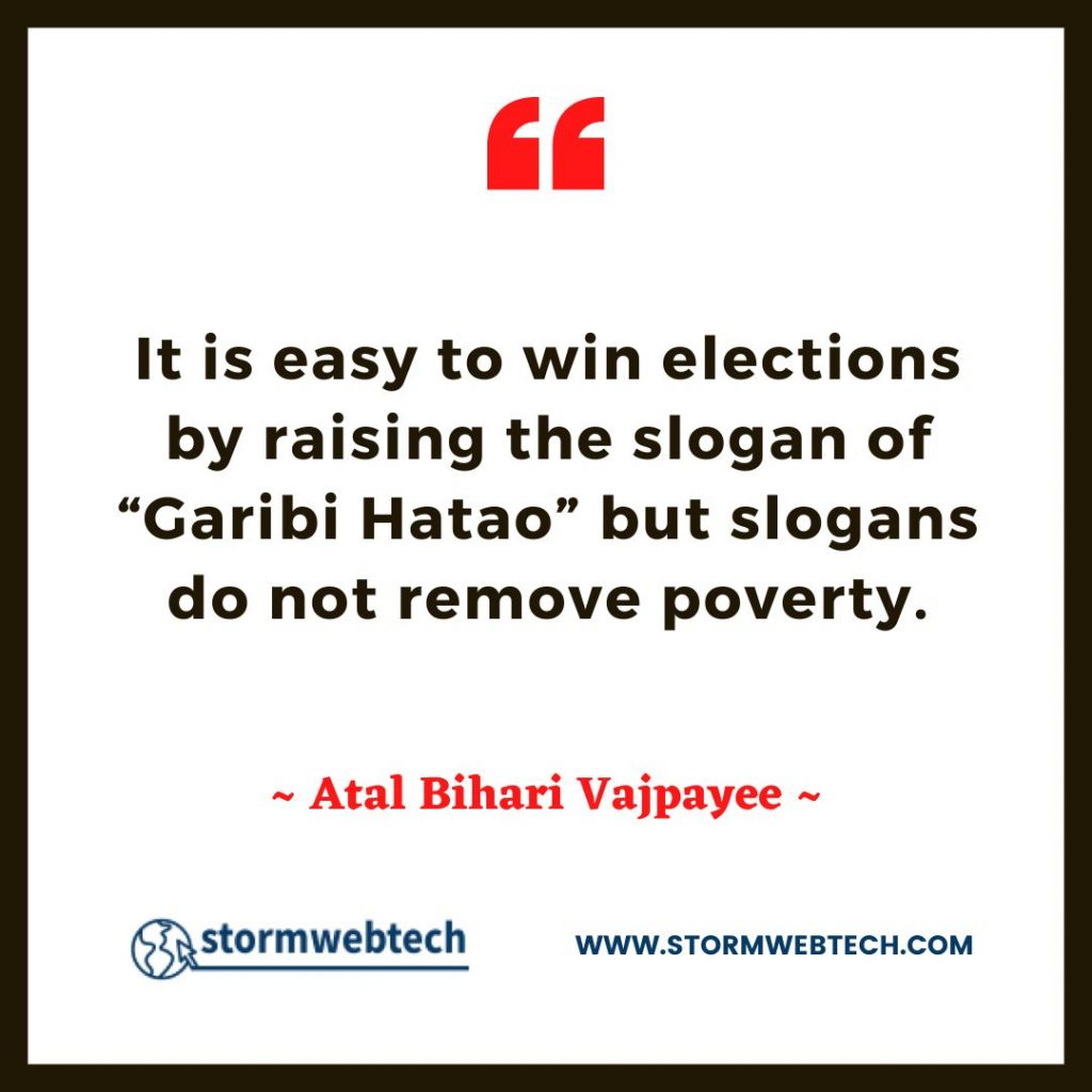 100 + Famous Atal Bihari Vajpayee Quotes In English