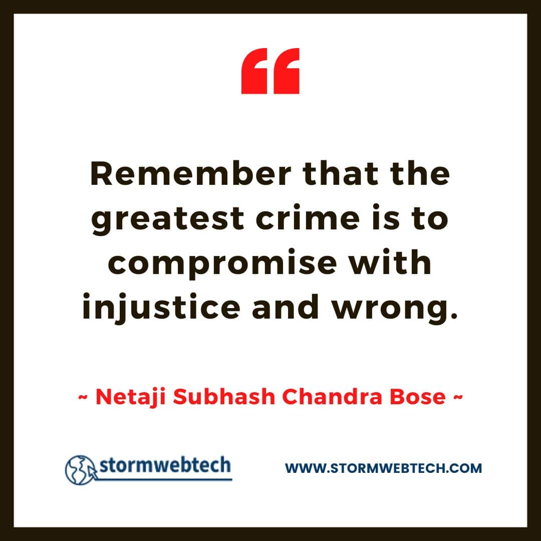 Netaji Subhash Chandra Bose Quotes in english, Motivational Quotes Of Subhash Chandra Bose In English, Subhash Chandra Bose thoughts, Subhash Chandra Bose Slogan in english