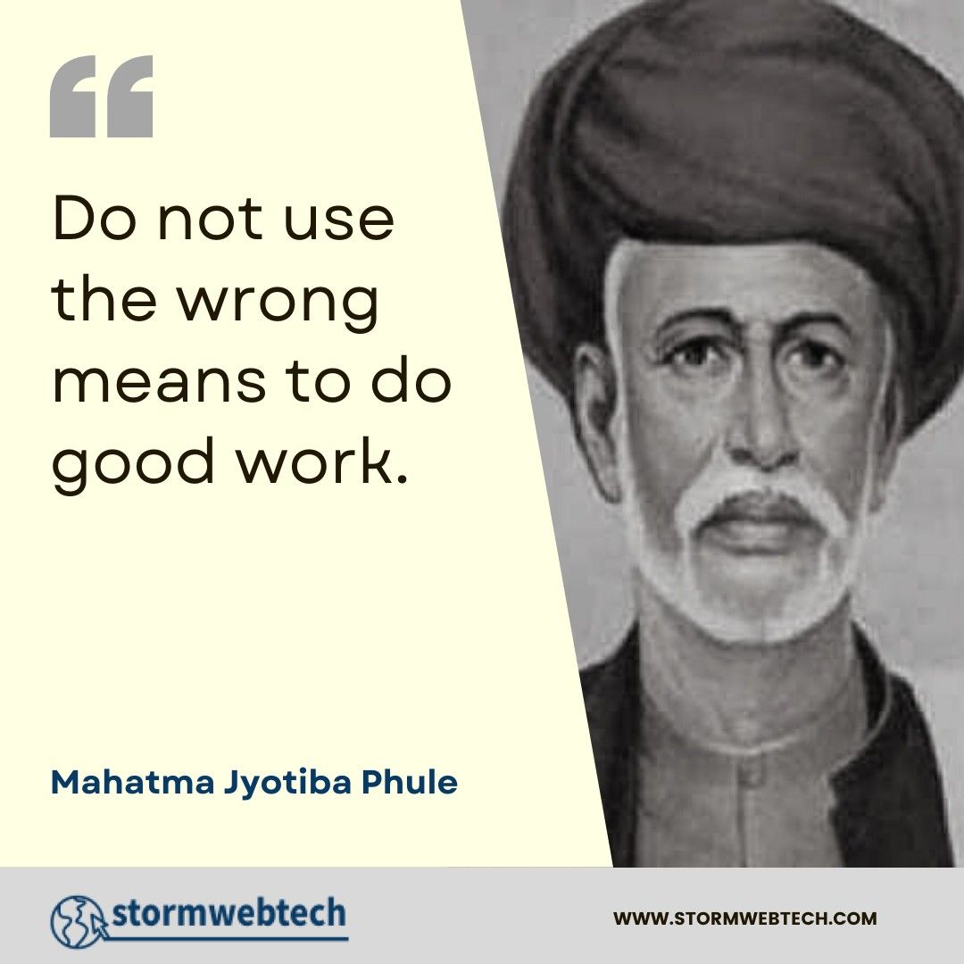 20 + Famous Mahatma Jyotiba Phule Quotes In English