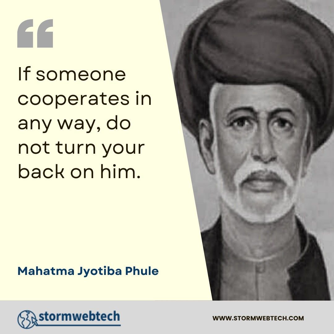 20 + Famous Mahatma Jyotiba Phule Quotes In English