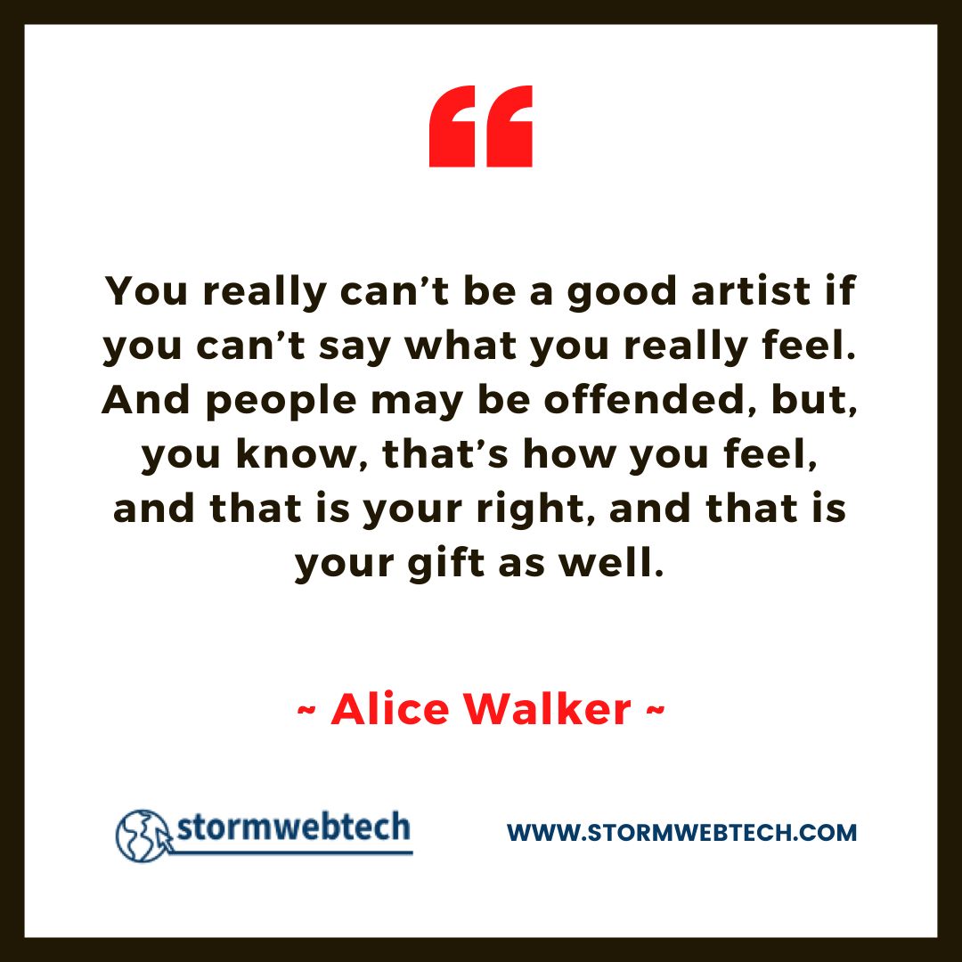 Alice Walker Quotes In English, Famous Quotes Of Alice Walker In English