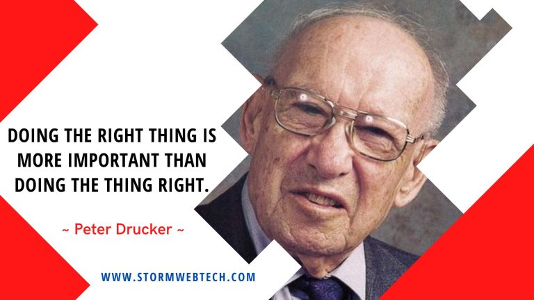 100 + Famous Peter Drucker Quotes For Inspiration