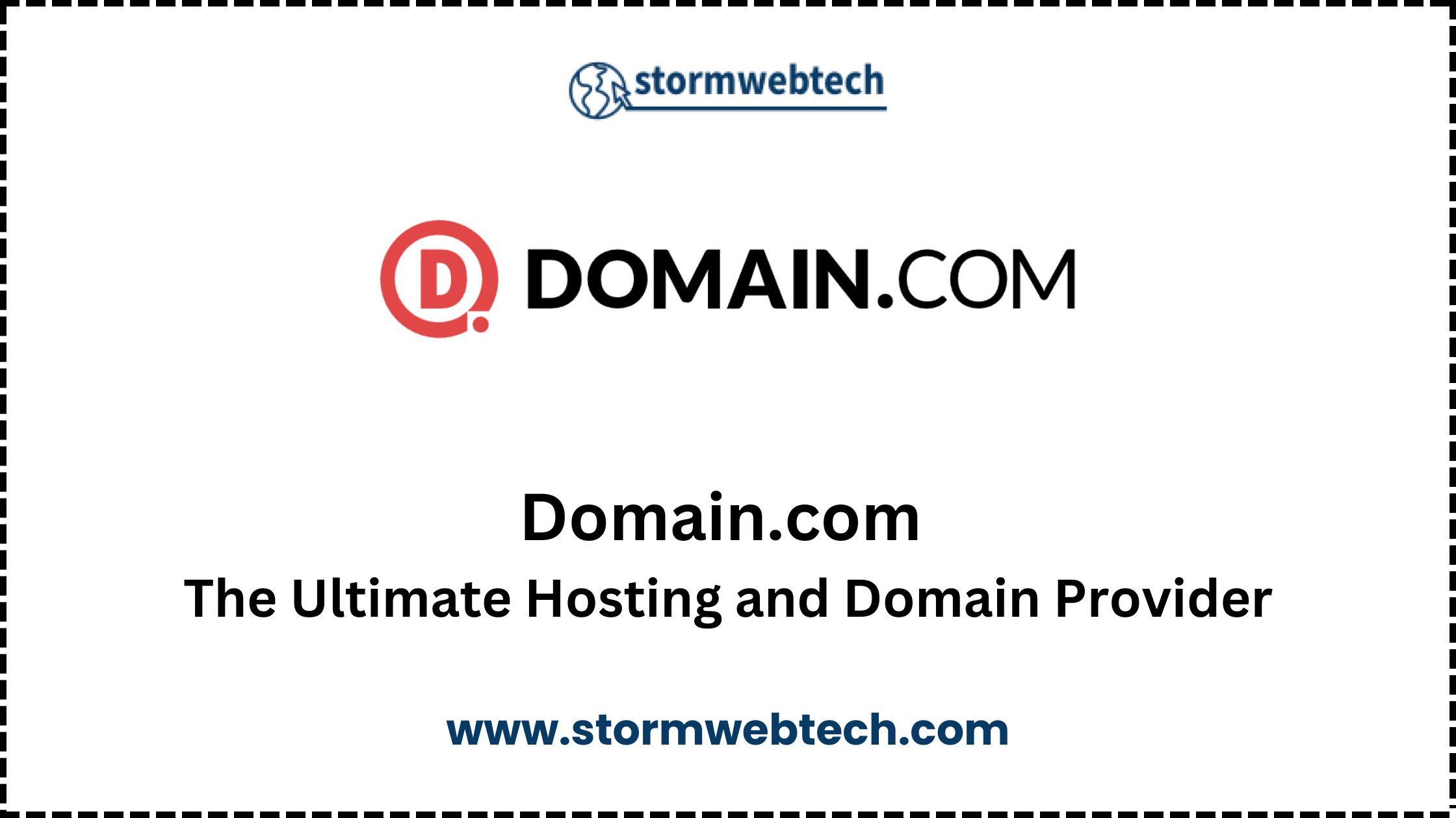 Domain.com : The Ultimate Hosting and Domain Provider, domain.com offer domain registration, website hosting, website builders, email hosting