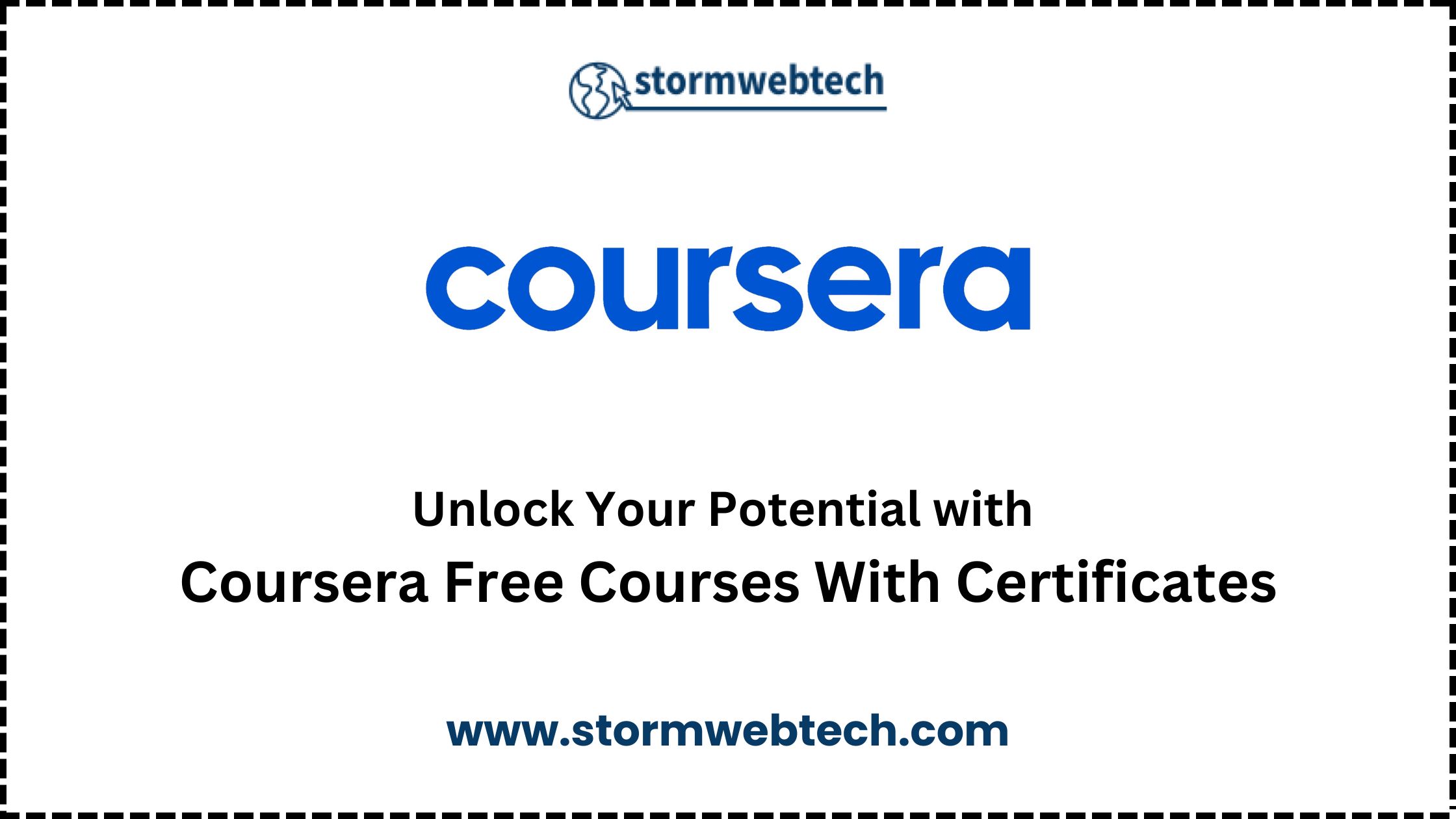 Unlocking New Skills : Coursera Free Courses With Certificates, Unlock Your Potential with Coursera Free Courses With Certificates