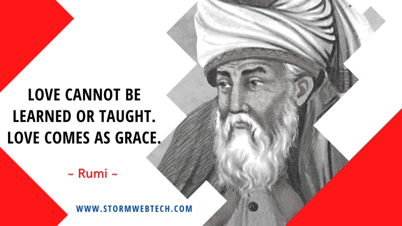 100 Famous Maulana Rumi Quotes On Love Life   Rumi Quotes English 800x450 