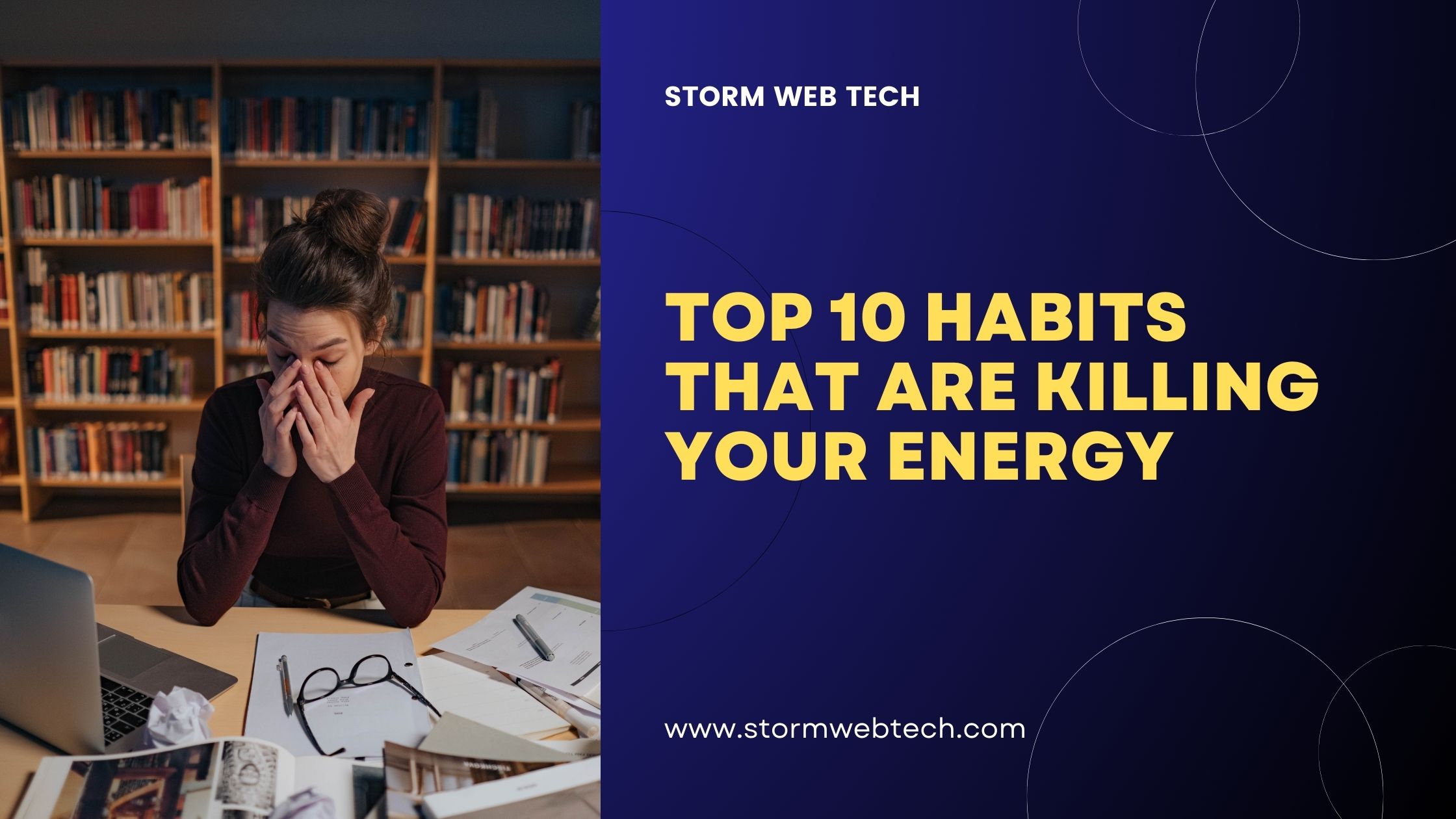 the top 10 habits that are killing your energy and offer insights on how to break free from them.